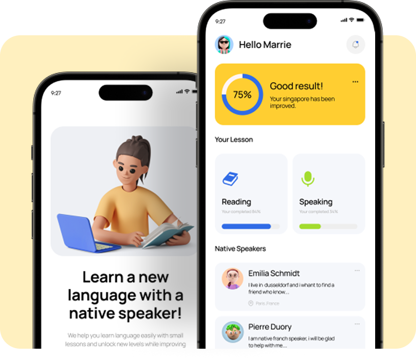 Mobile app preview